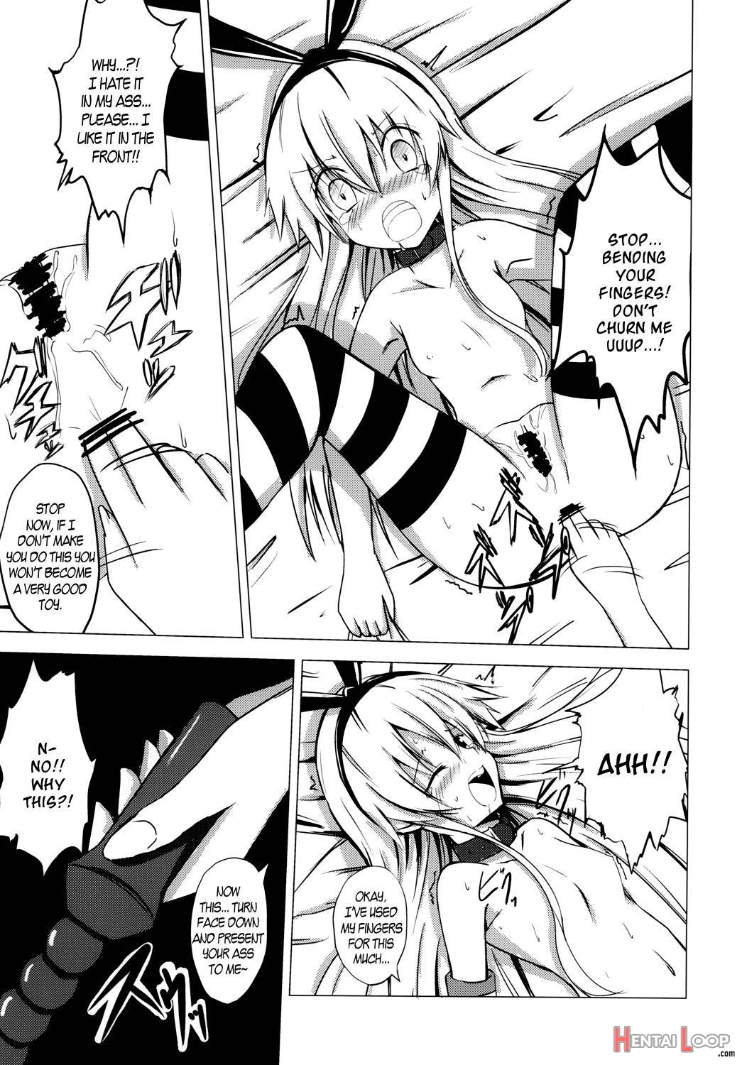 Standard Carrier Wo-Class Shimakaze’s Yuri Slave Training ~Anal Development~ page 6