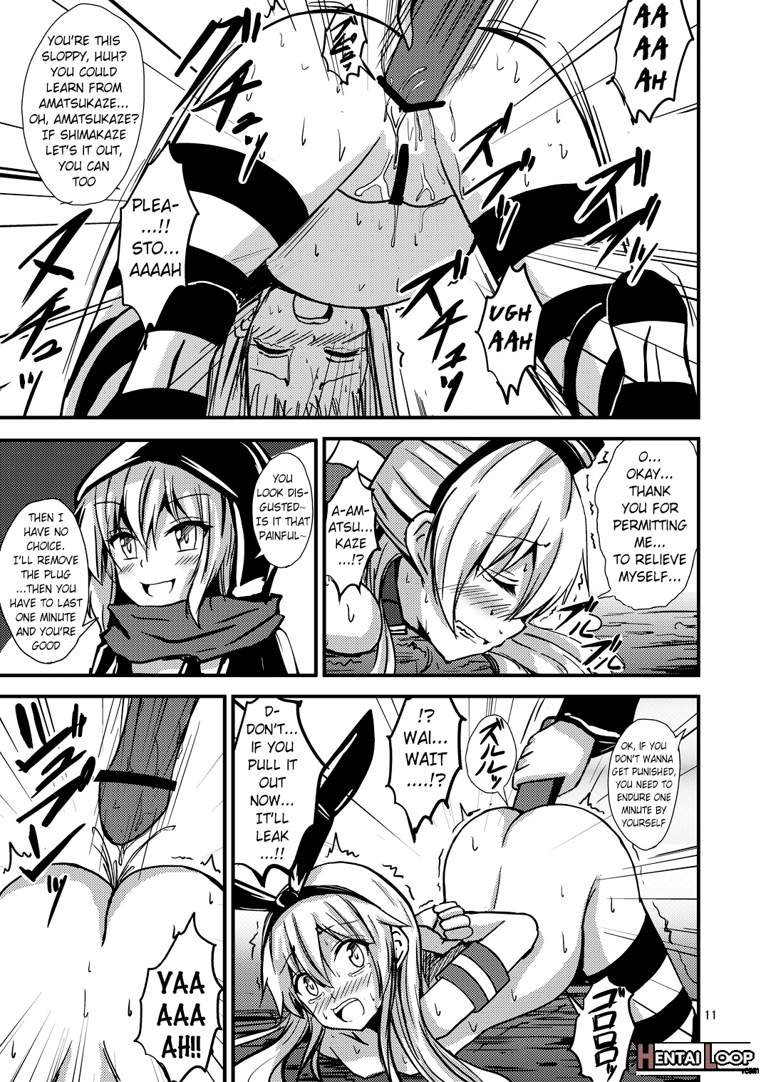 standard Carrier Wo-class Shimakaze's Yuri Slave Training ~battleship Re-class Official Sm Training~ page 12