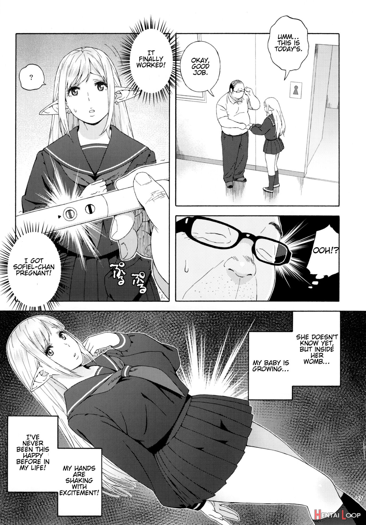 Tenkousei Jk Elf 3 Saishuushou -houkago Yagai Jugyou- page 27