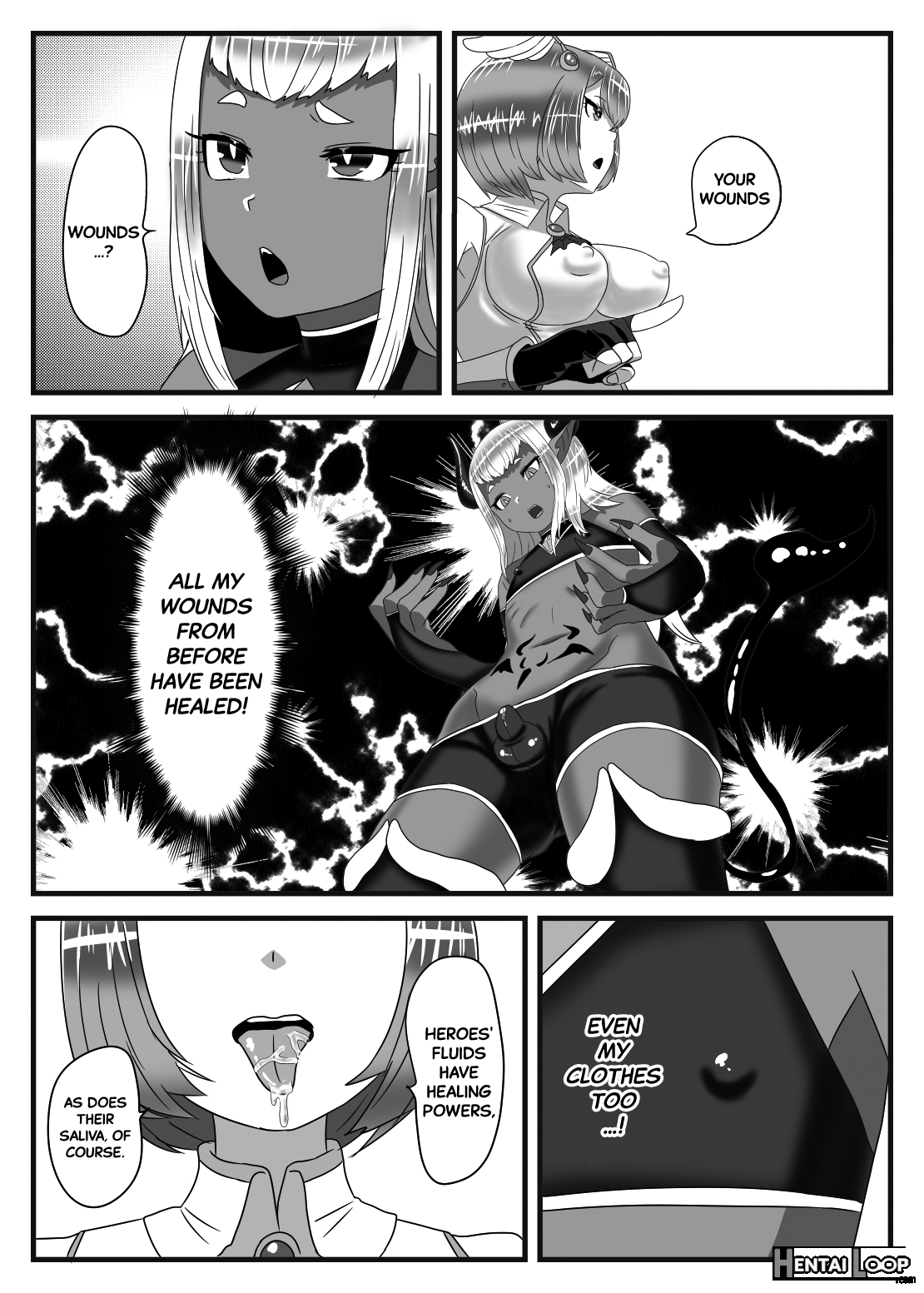 The Futanari Hero's Allurement Of The Demon Lord page 14