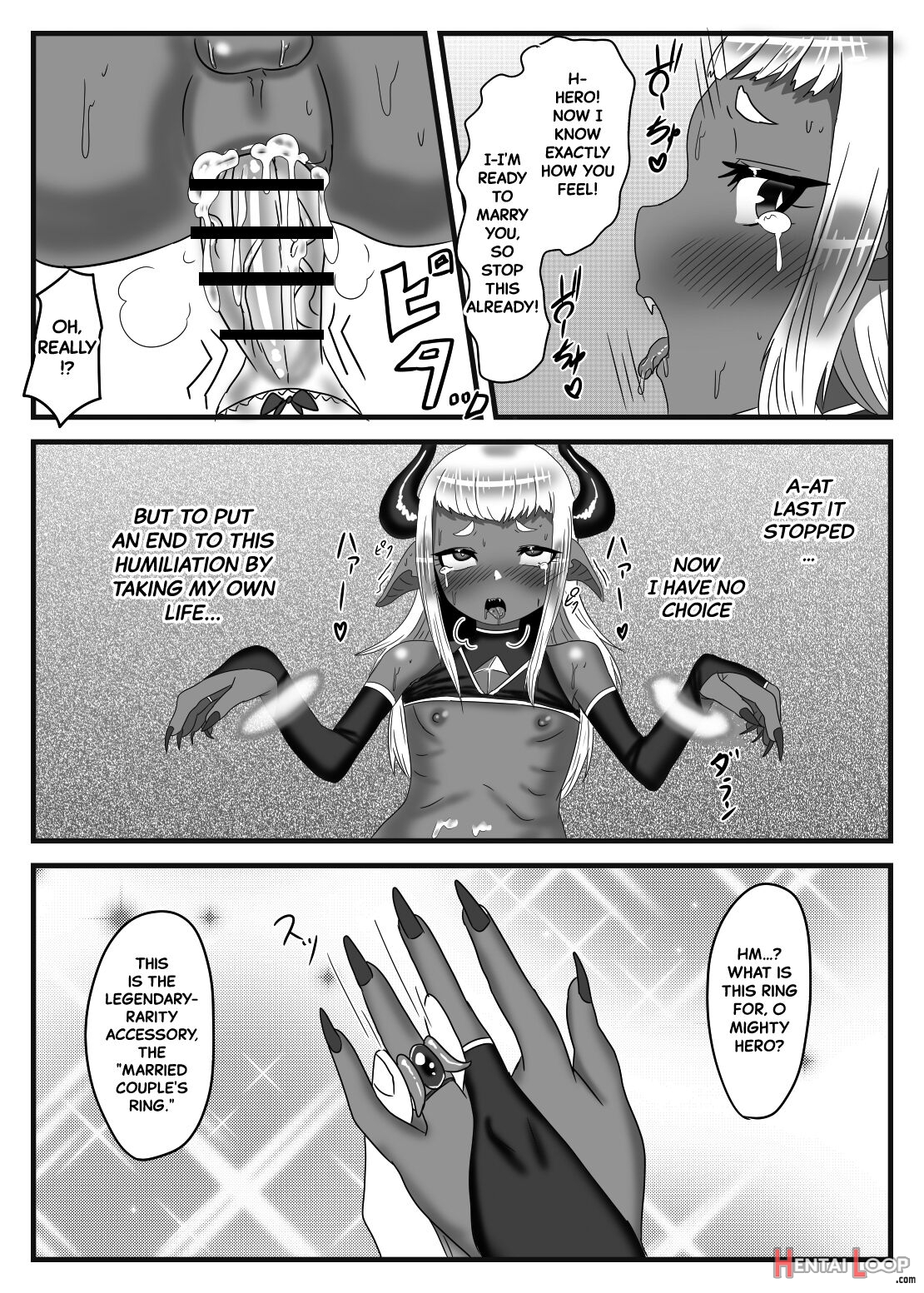 The Futanari Hero's Allurement Of The Demon Lord page 49