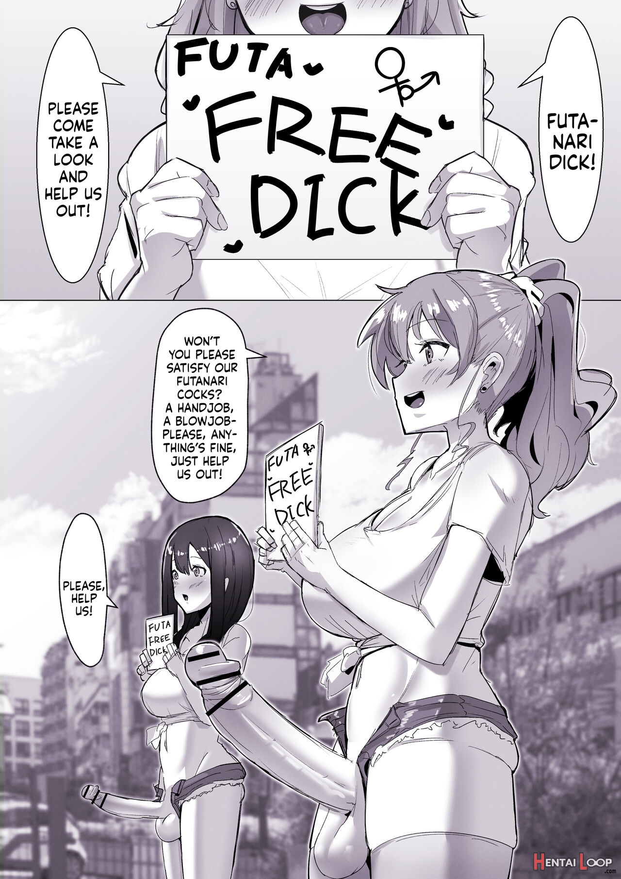 The Futanari's Slinging Free Dick Around The Neighbourhood page 2