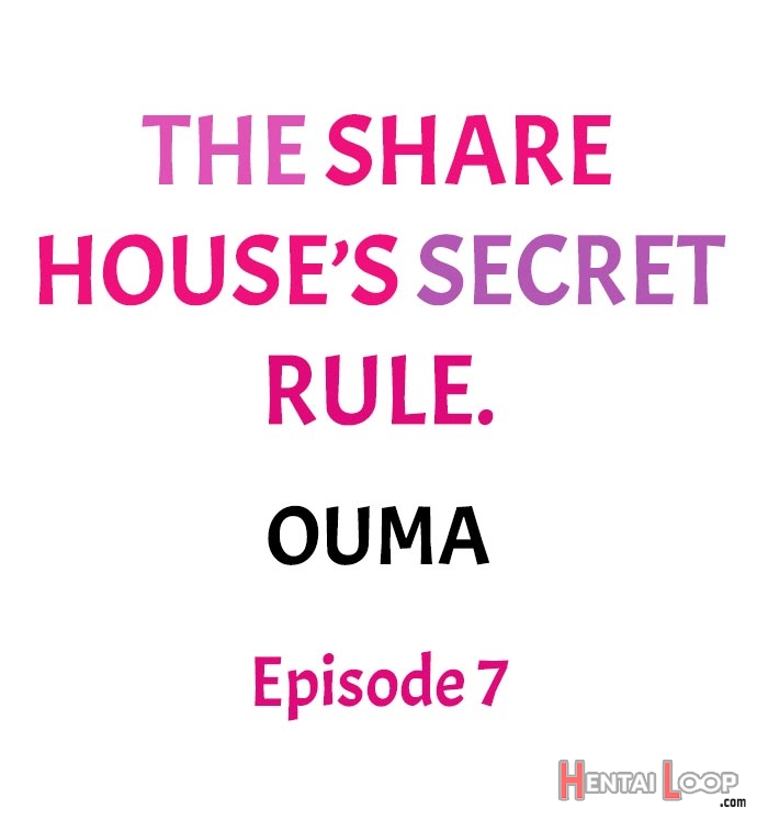 The Share House’s Secret Rule page 62