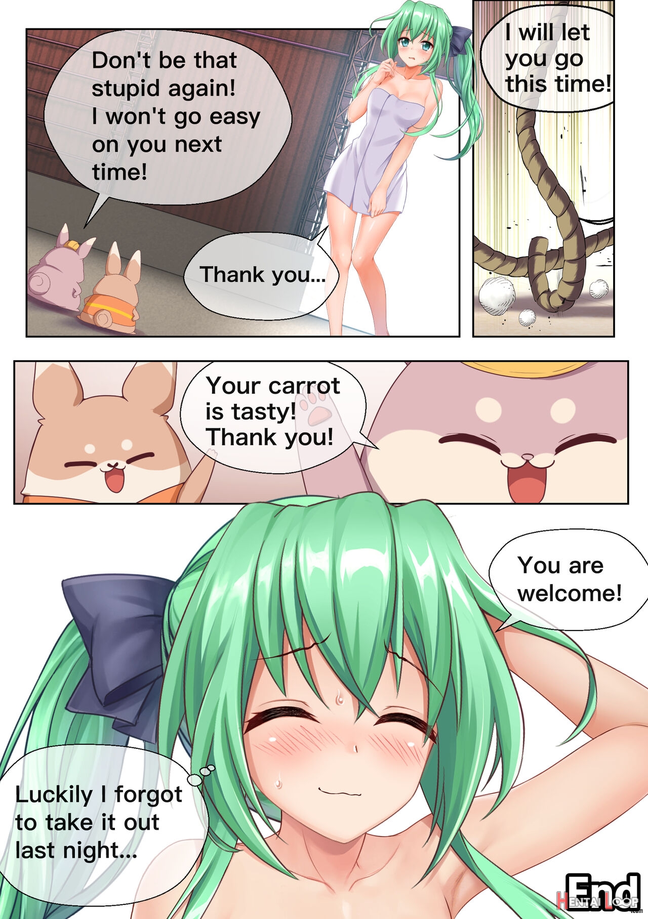 The Troubles Bunnies Face In Hentai Comic page 16
