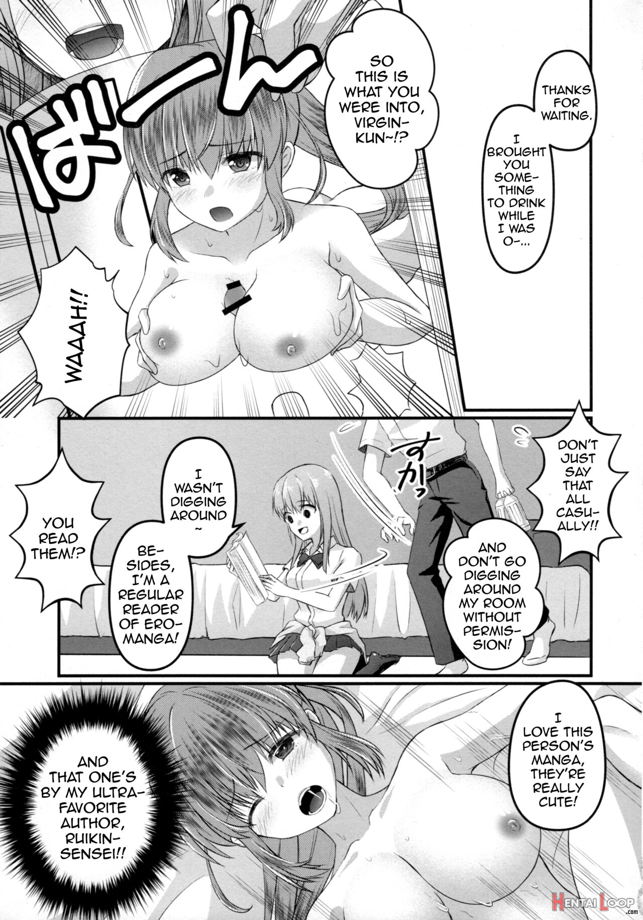 This Gal Tries To Beat An Otaku At Both Games And Sex page 6