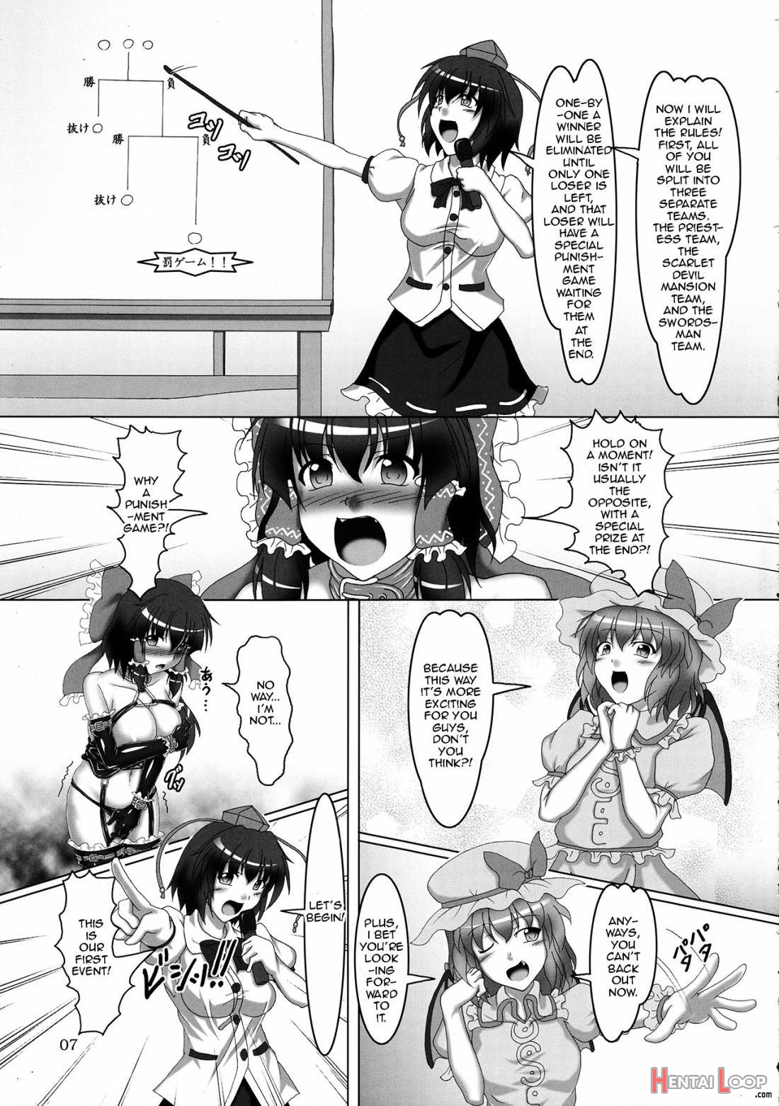 Touhou Bondage Undoukai!! page 5