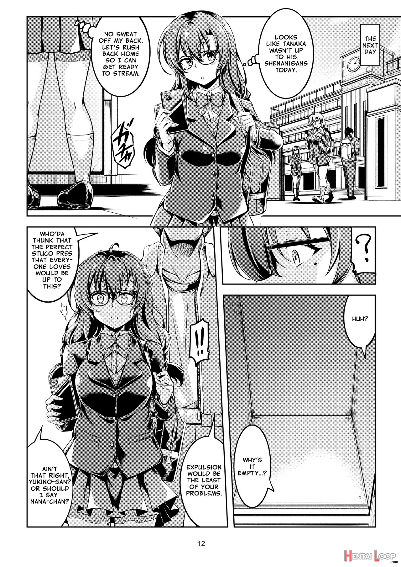 Uraaka Liver Take 1 Kyouhaku! Kouochi Seitokaichou -yukino Kanami- page 16