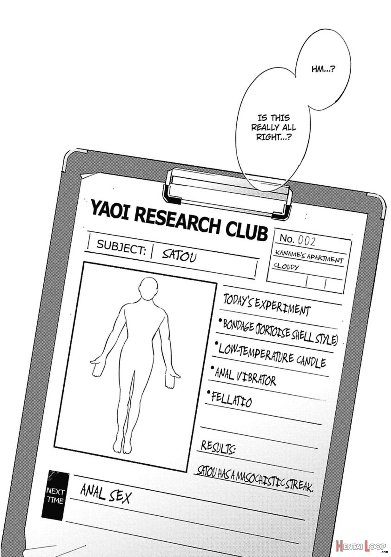 Welcome To The Yaoi Research Club 01 page 60