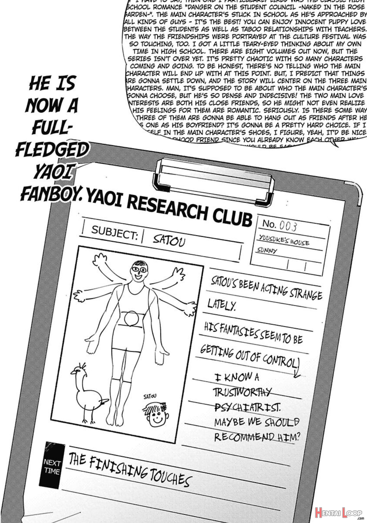 Welcome To The Yaoi Research Club 01 page 94