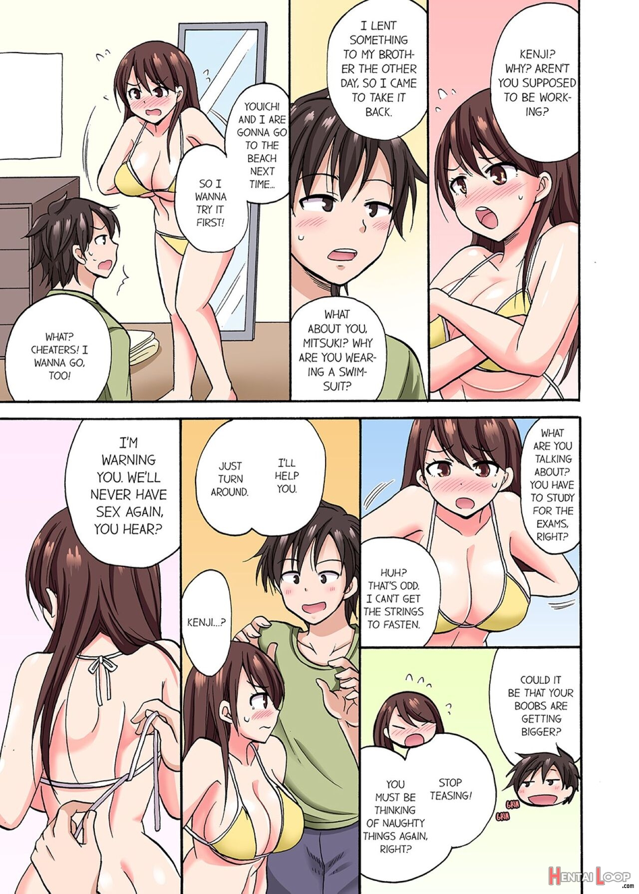 You Said Just The Tip… I Asked My Brother's Girlfriend To Have Sex With Me Without A Condom!! page 56