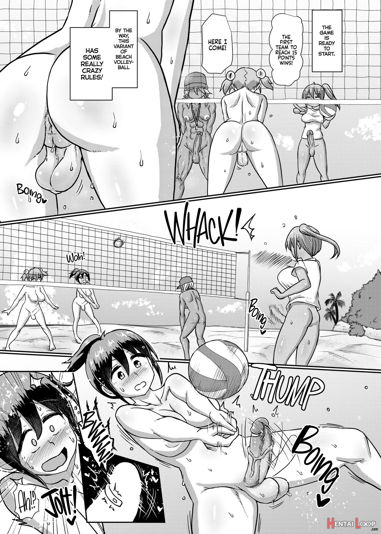 Zenra De Futanari Beach Volley page 4