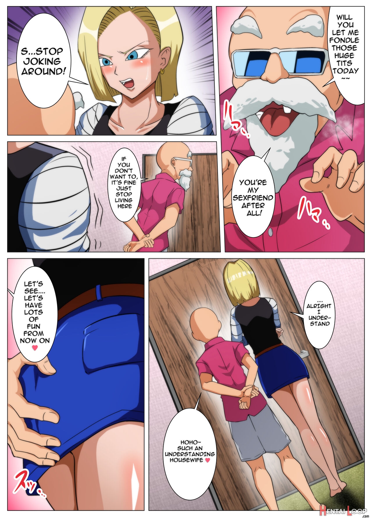 Ero Jii-san To Ecchi Na Keiyaku O Shita Bakunyuu Hitozuma page 4