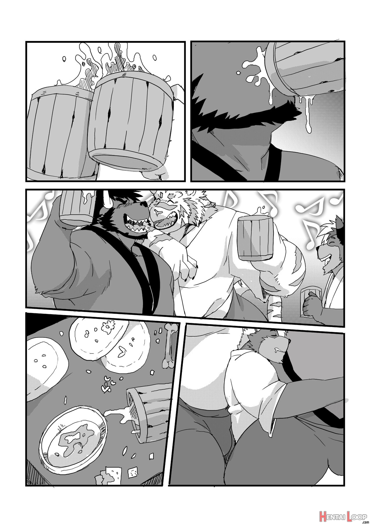 Happy Dinner With Big Guys - Youhei Doujinshi page 5