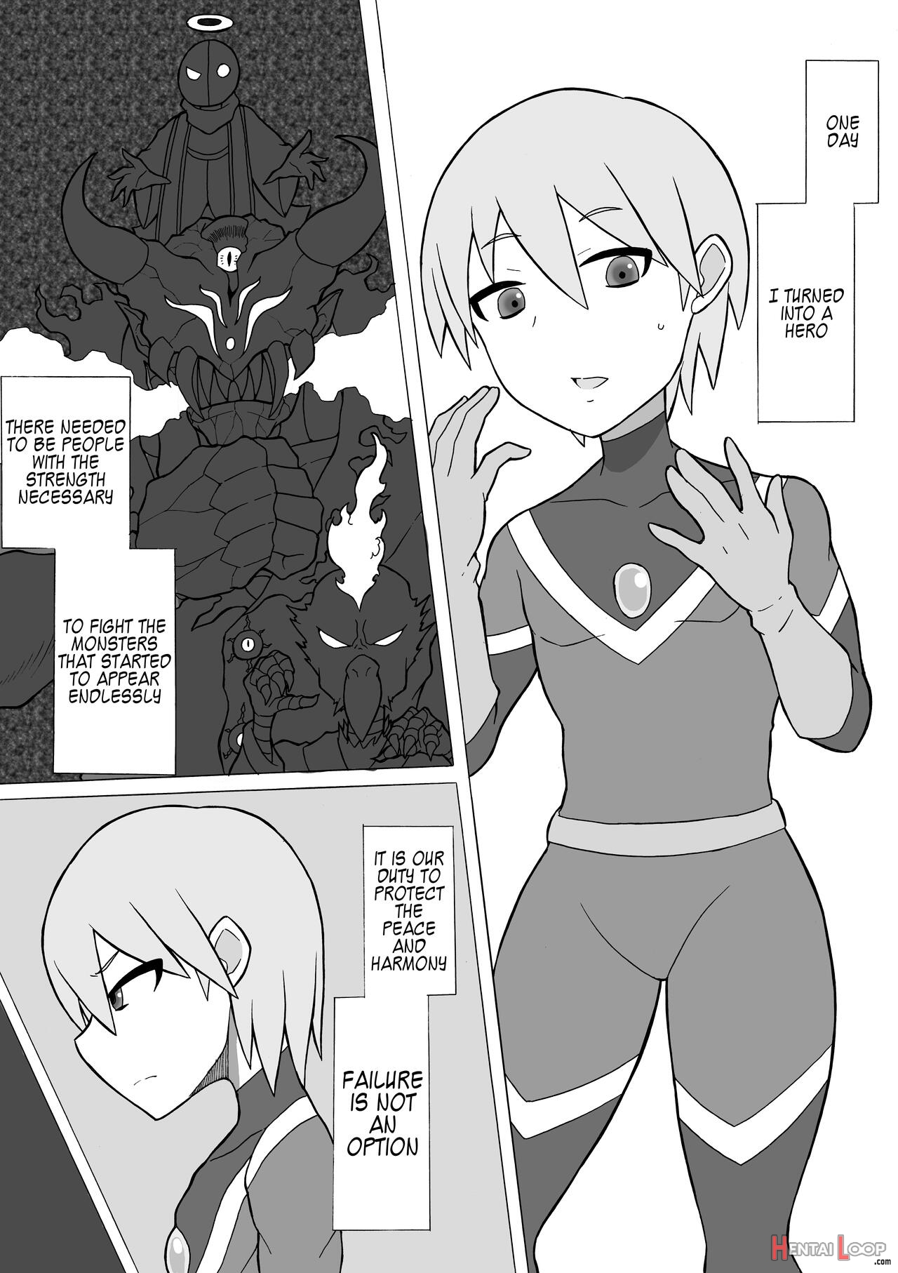 Hero Haiboku! ~shingata Kaijin No Kyoui~ page 2