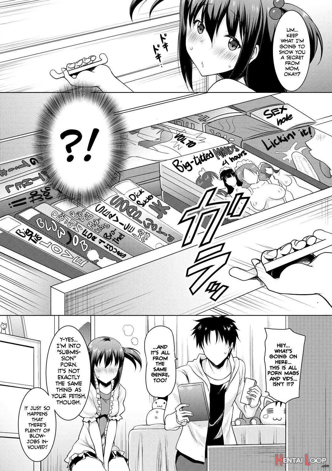 I Can't Live Without My Little Sister's Tongue Chapter 01-02 + Secret Baby-making Sex With A Big-titted Mother And Daughter! page 10