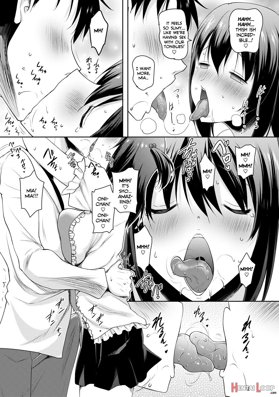 I Can't Live Without My Little Sister's Tongue Chapter 01-02 + Secret Baby-making Sex With A Big-titted Mother And Daughter! page 13
