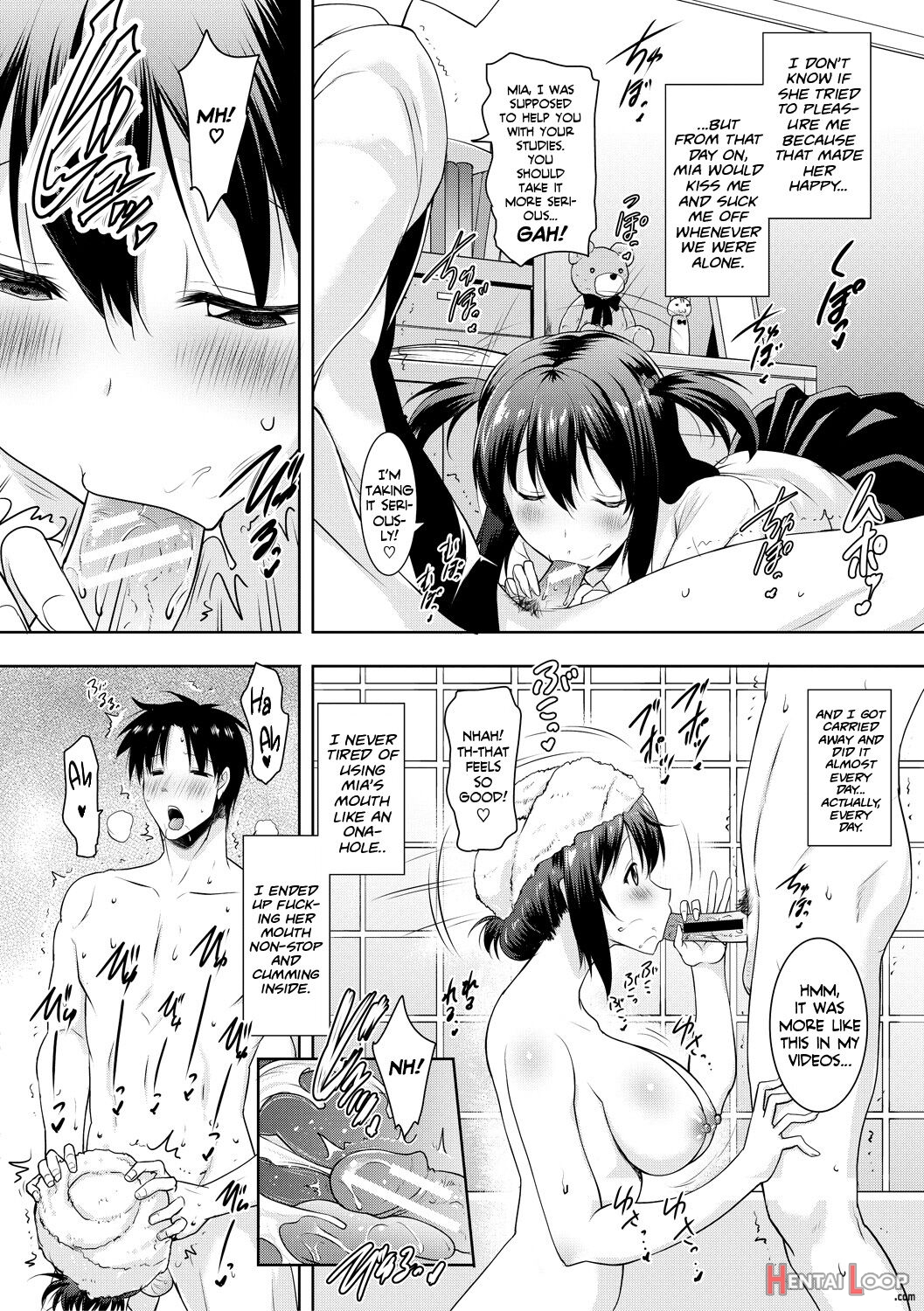 I Can't Live Without My Little Sister's Tongue Chapter 01-02 + Secret Baby-making Sex With A Big-titted Mother And Daughter! page 22