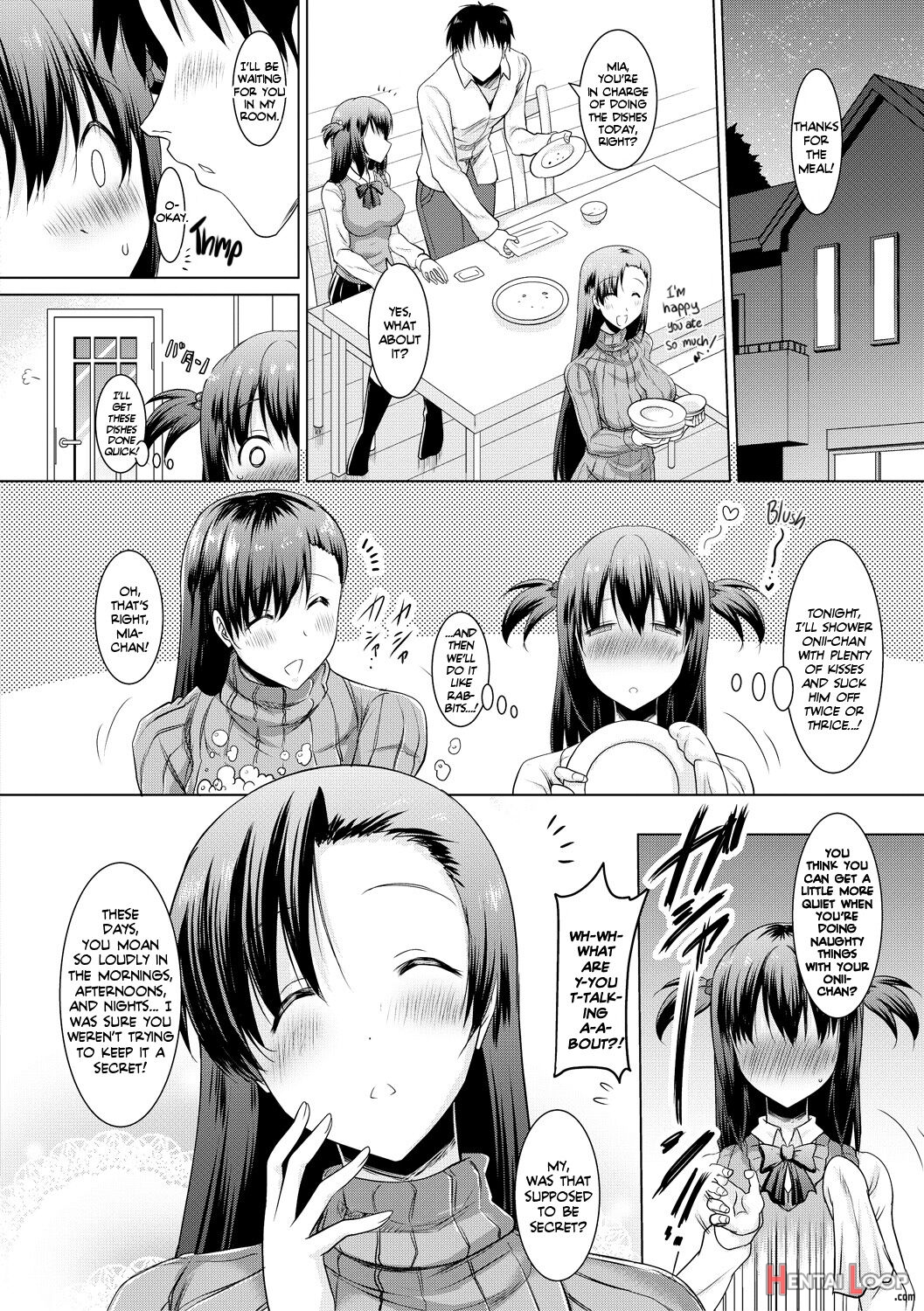 I Can't Live Without My Little Sister's Tongue Chapter 01-02 + Secret Baby-making Sex With A Big-titted Mother And Daughter! page 44