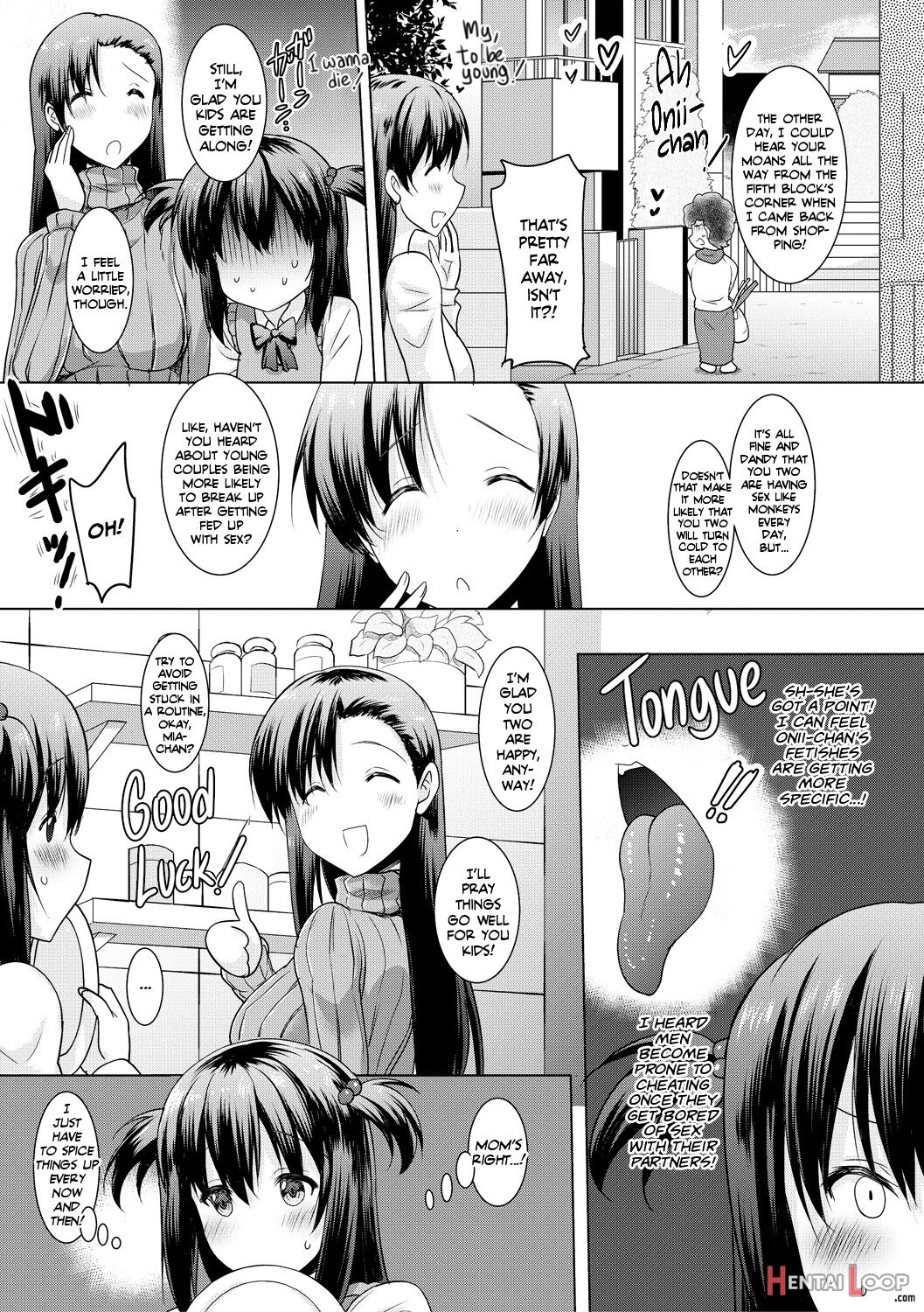 I Can't Live Without My Little Sister's Tongue Chapter 01-02 + Secret Baby-making Sex With A Big-titted Mother And Daughter! page 45