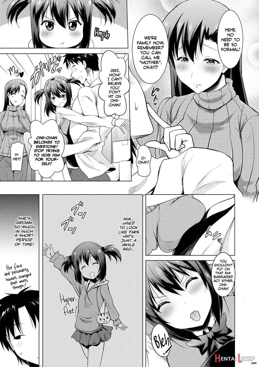 I Can't Live Without My Little Sister's Tongue Chapter 01-02 + Secret Baby-making Sex With A Big-titted Mother And Daughter! page 5