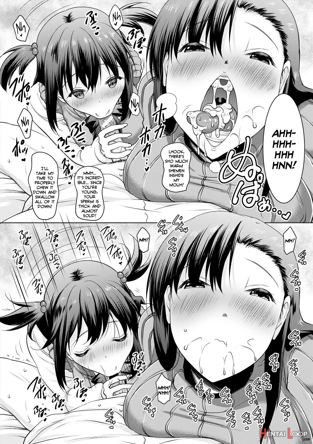 I Can't Live Without My Little Sister's Tongue Chapter 01-02 + Secret Baby-making Sex With A Big-titted Mother And Daughter! page 52