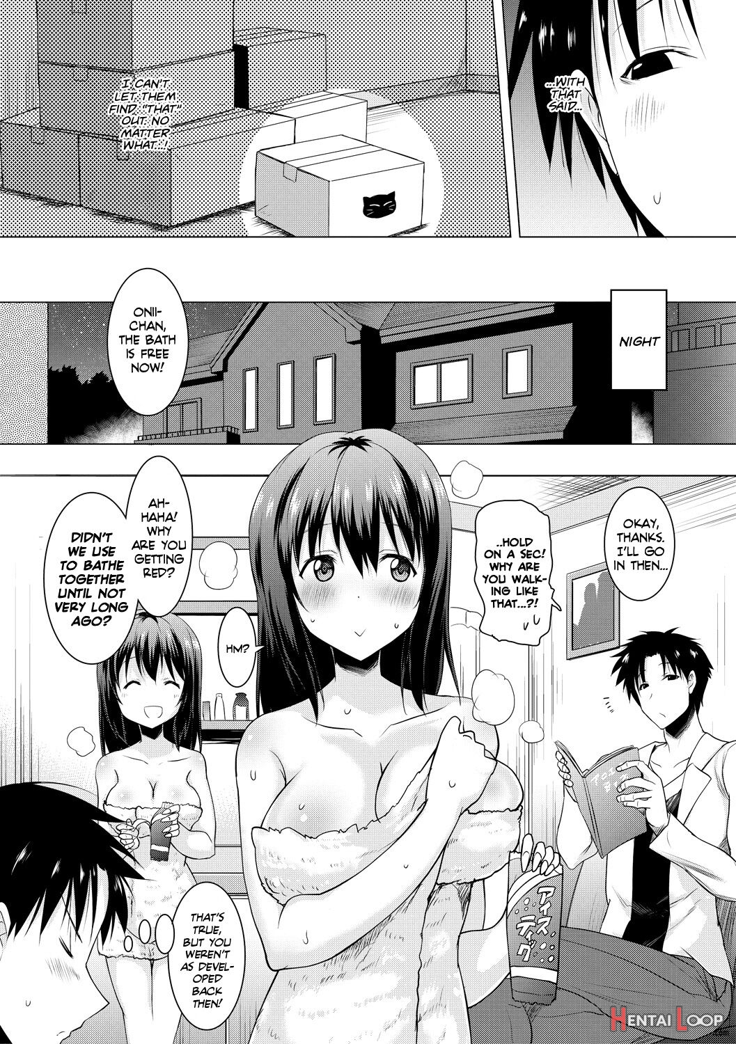 I Can't Live Without My Little Sister's Tongue Chapter 01-02 + Secret Baby-making Sex With A Big-titted Mother And Daughter! page 6