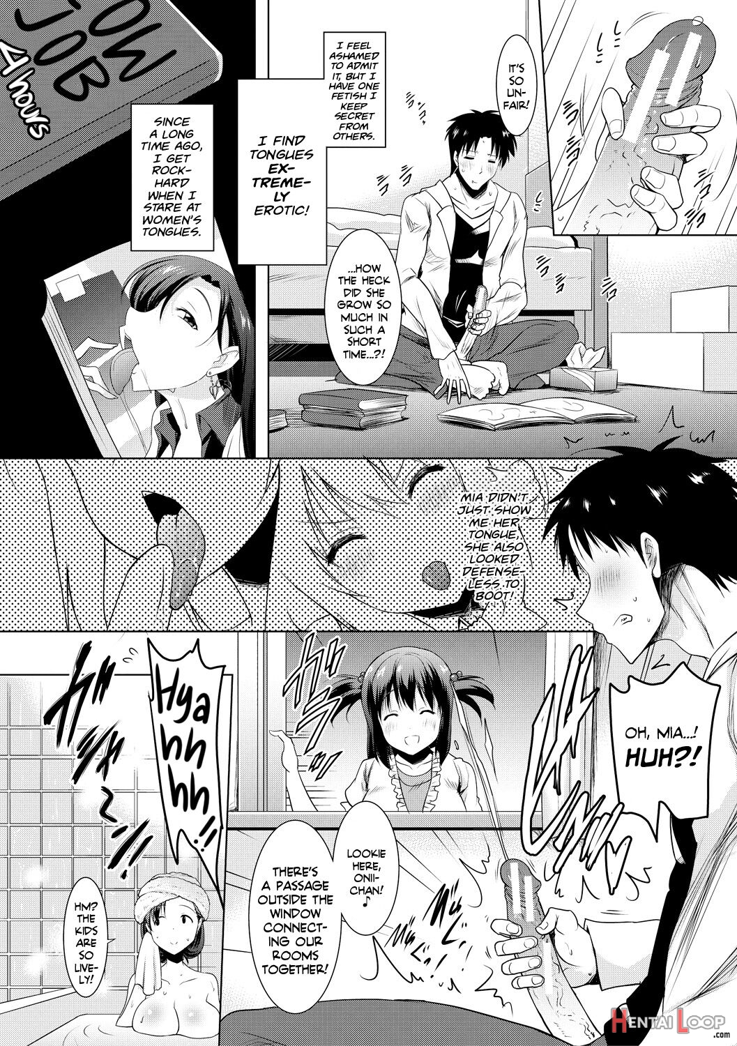 I Can't Live Without My Little Sister's Tongue Chapter 01-02 + Secret Baby-making Sex With A Big-titted Mother And Daughter! page 8