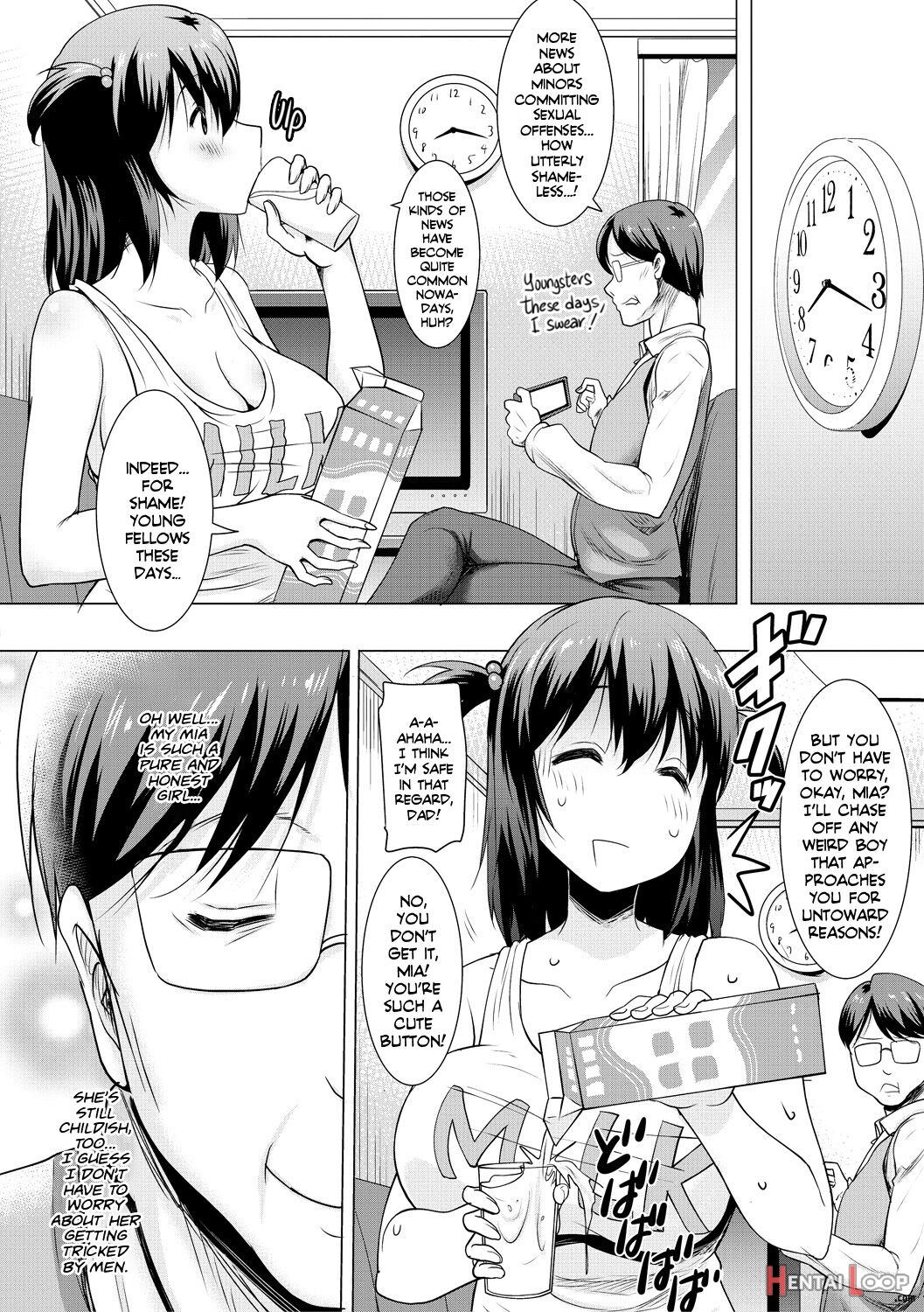 I Can't Live Without My Little Sister's Tongue Chapter 01-02 + Secret Baby-making Sex With A Big-titted Mother And Daughter! page 86
