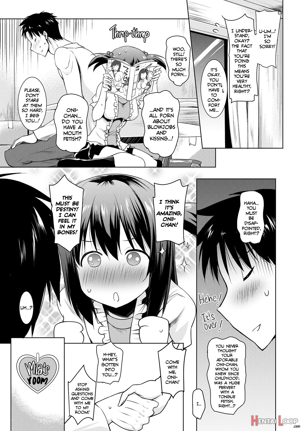 I Can't Live Without My Little Sister's Tongue Chapter 01-02 + Secret Baby-making Sex With A Big-titted Mother And Daughter! page 9