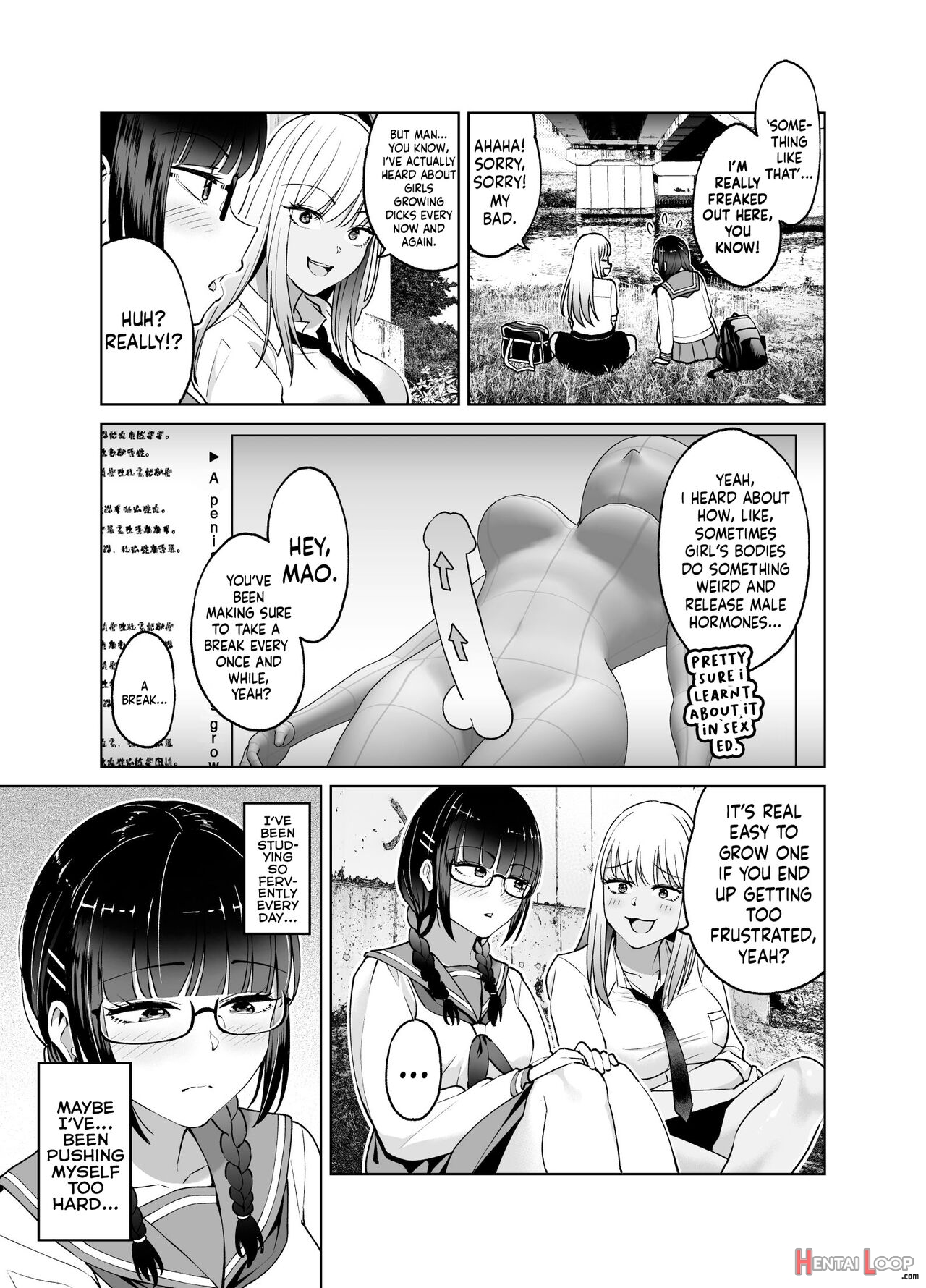 I Grew A Penis! Mao & Mei page 12