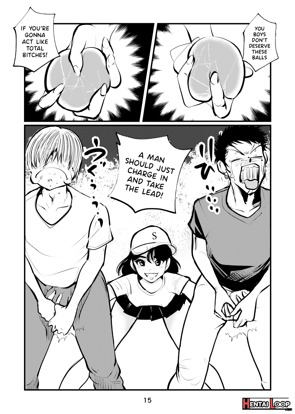 Inran Joshi Ga Modaenagara Kintama Ijimetemita page 15