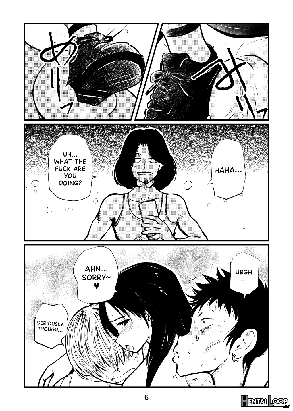 Inran Joshi Ga Modaenagara Kintama Ijimetemita page 6