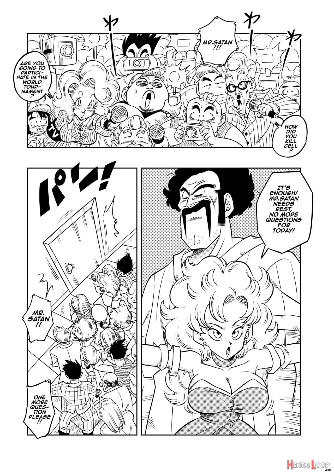 Mr. Satan's Secret Training page 2