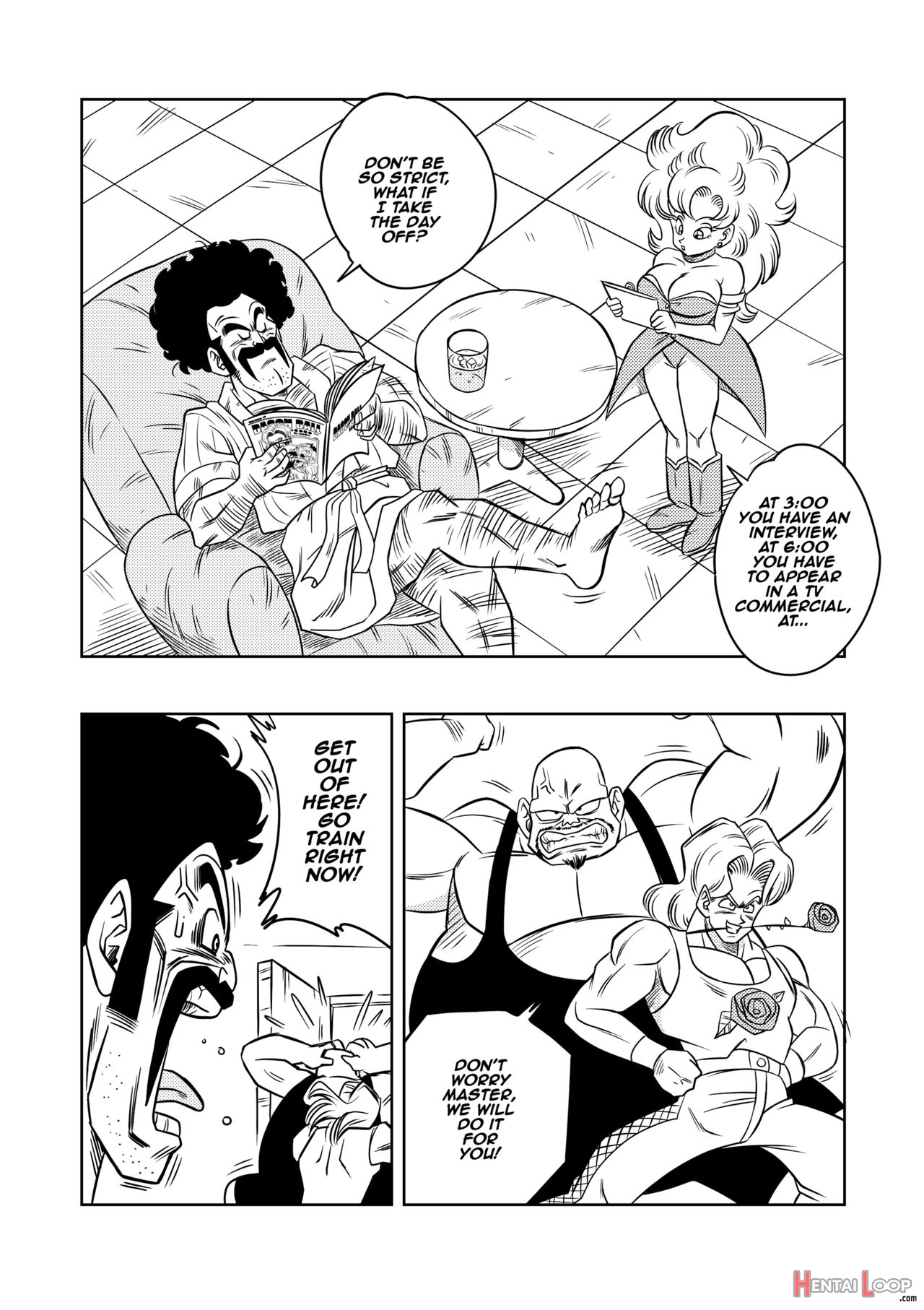 Mr. Satan's Secret Training page 3