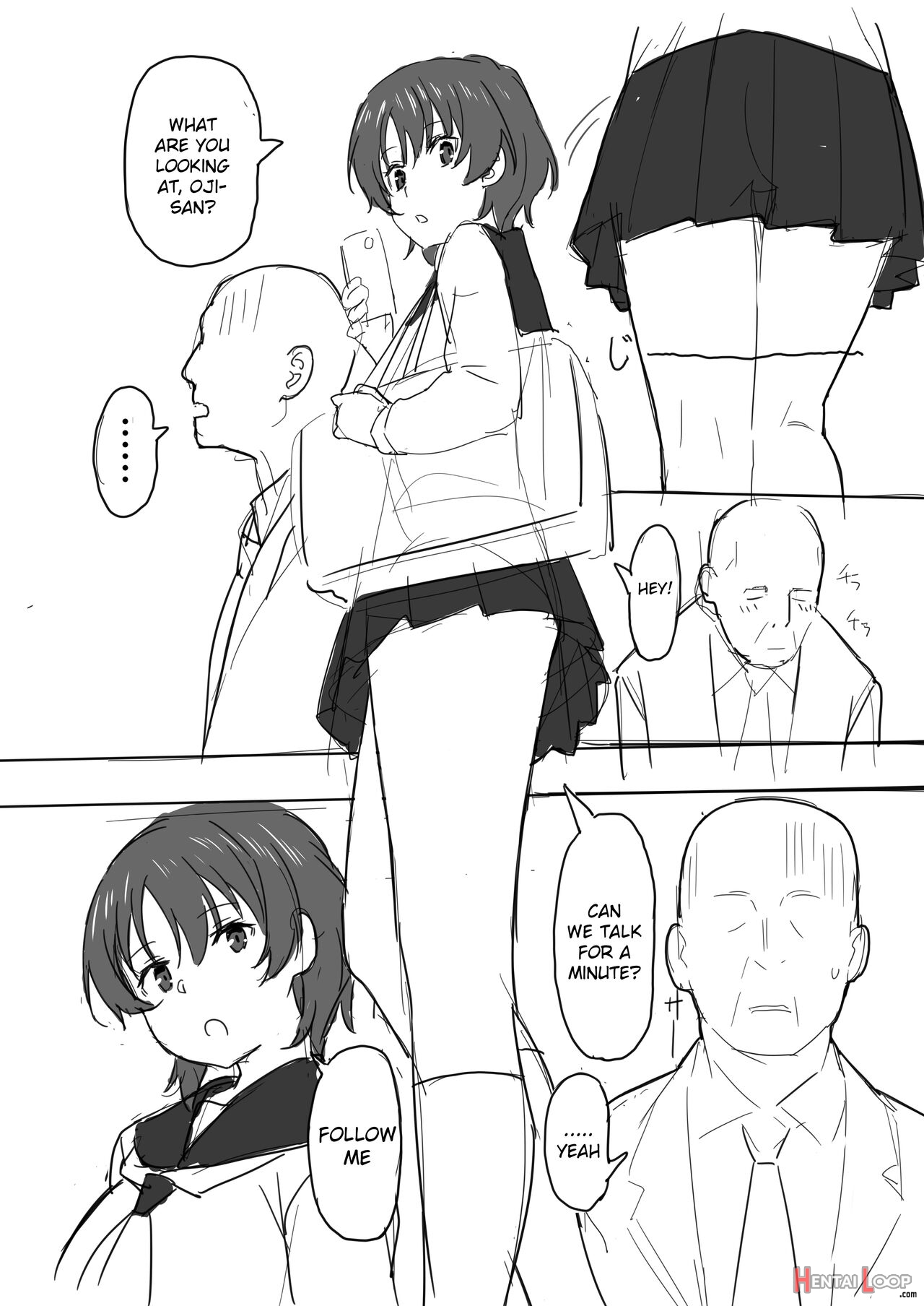 Schoolgirl And Old Man page 3