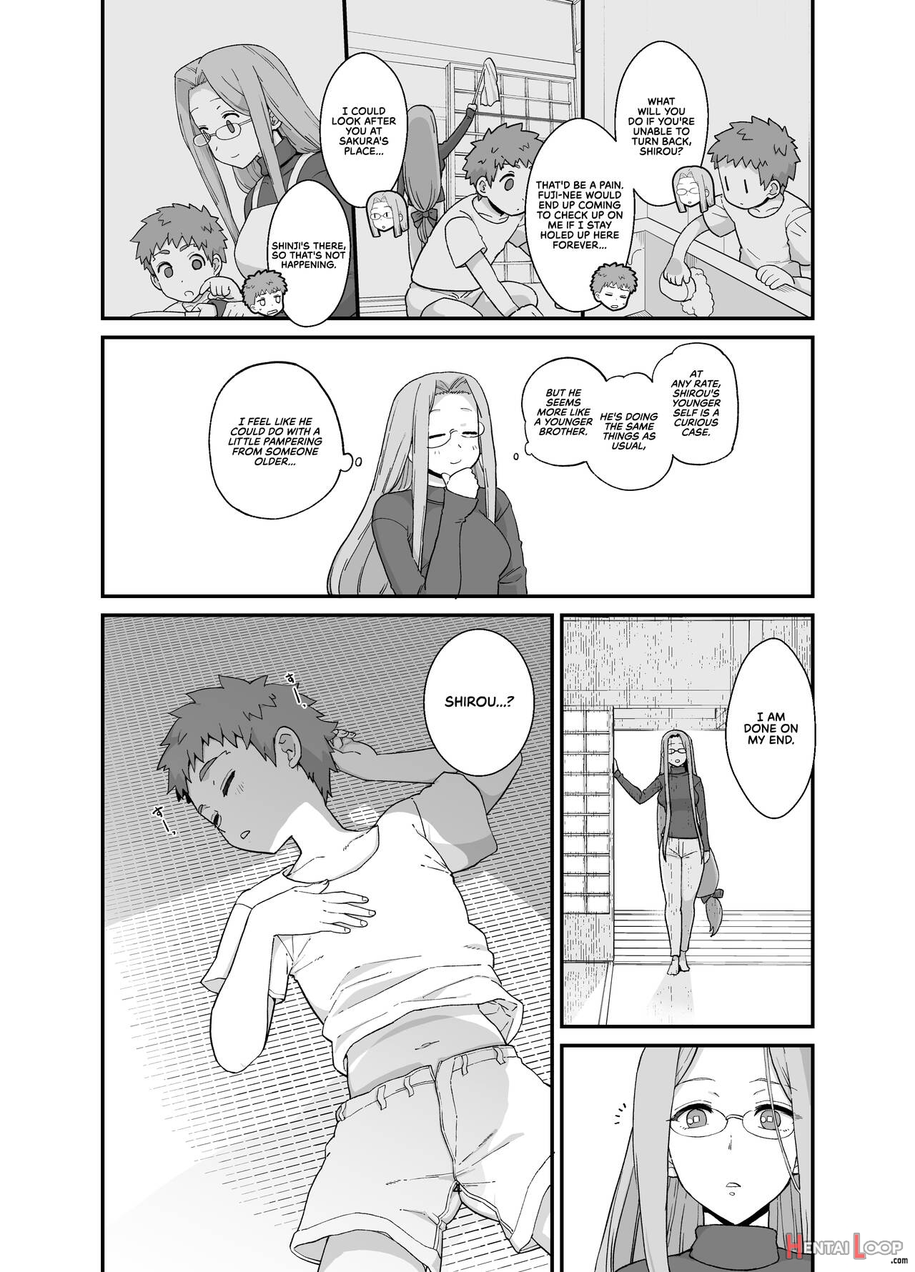 Staying Home With Rider-san page 6