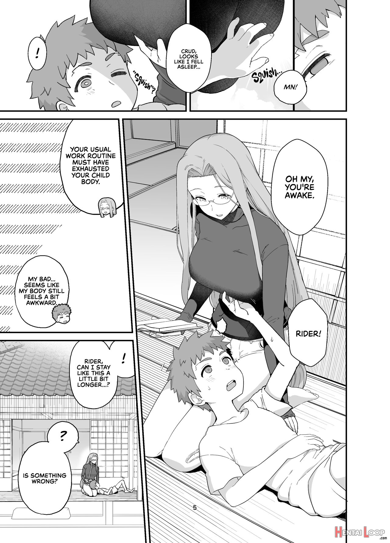 Staying Home With Rider-san page 7