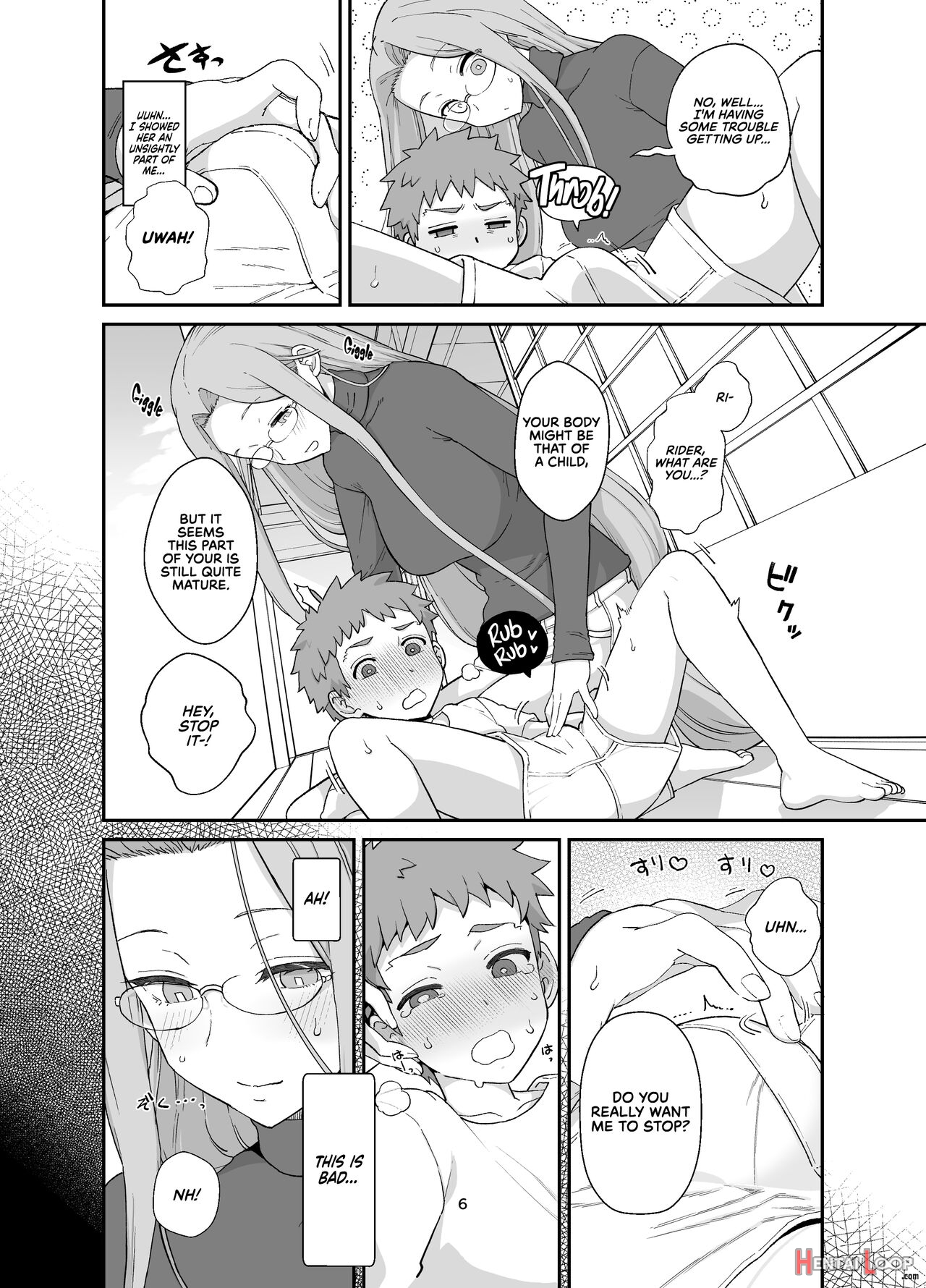 Staying Home With Rider-san page 8