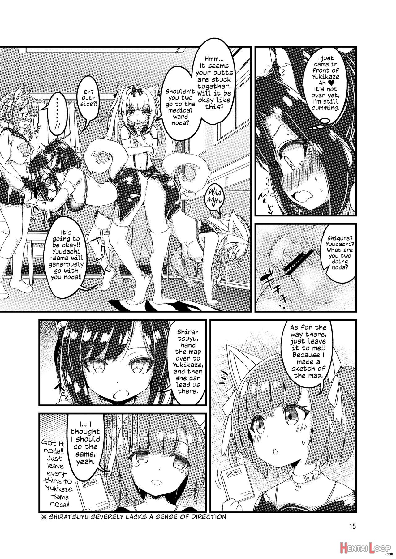 Yuudachi Is Stuck page 14